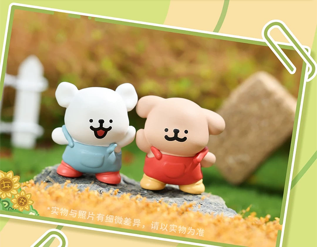 【NEW ARRIVAL】Maltese Puppy Happy Farm Mini Bean Toy,5 In 1 Bag