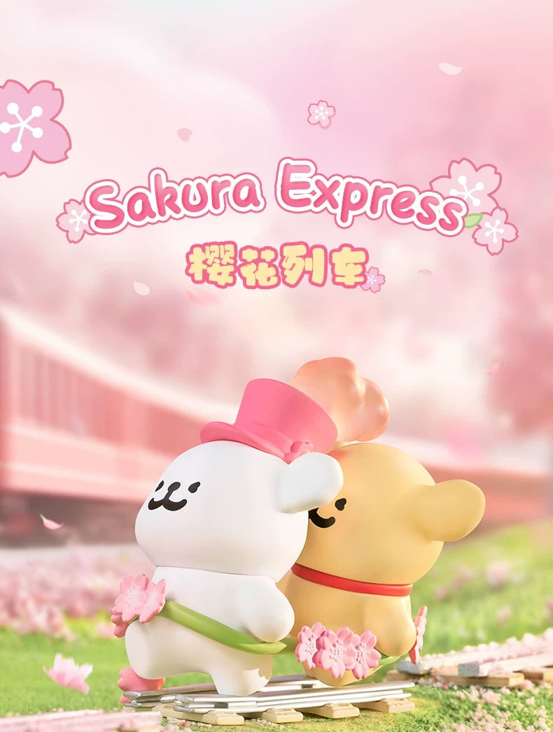 Maltese Puppy Romantic Sakura Toy