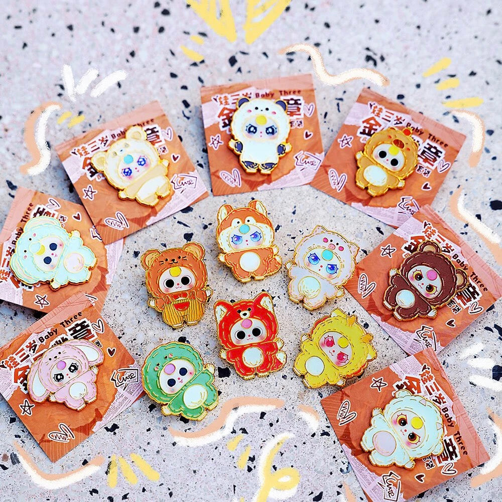 【NEW ARRIVAL-RESTOCK】Baby 3 Badge Of Mental,5 pcs
