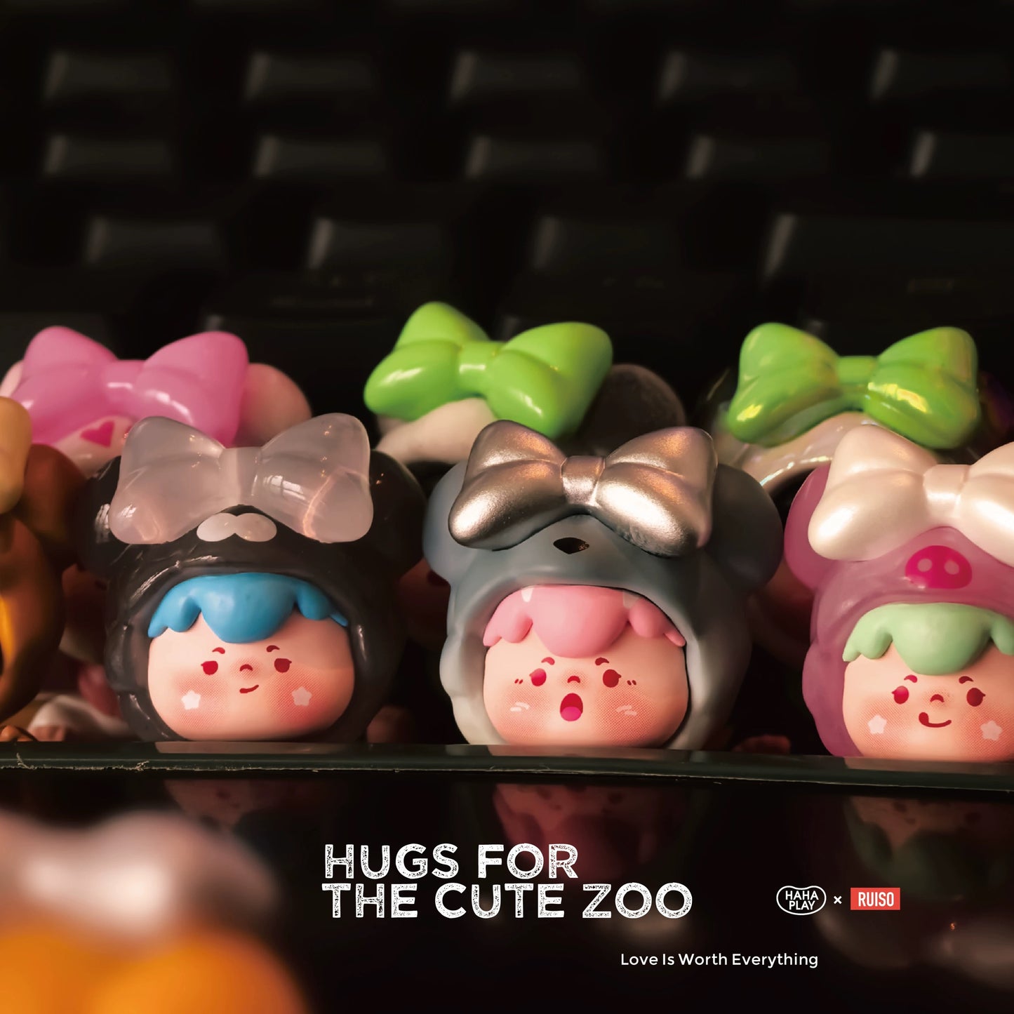 【NEW ARRIVAL】WOOW Hugs For The Cutie Zoo Mini Bean Toy,5 In 1 Bag