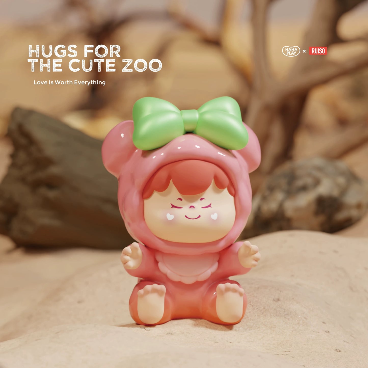 【NEW ARRIVAL】WOOW Hugs For The Cutie Zoo Mini Bean Toy,5 In 1 Bag