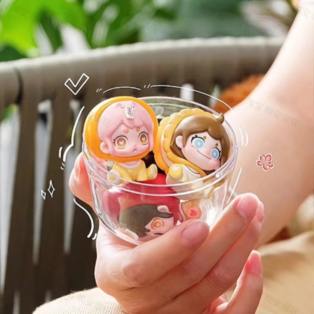 【NEW ARRIVAL】Keeno Milk Tea Family Mini Bean Toy,2 In 1 Box