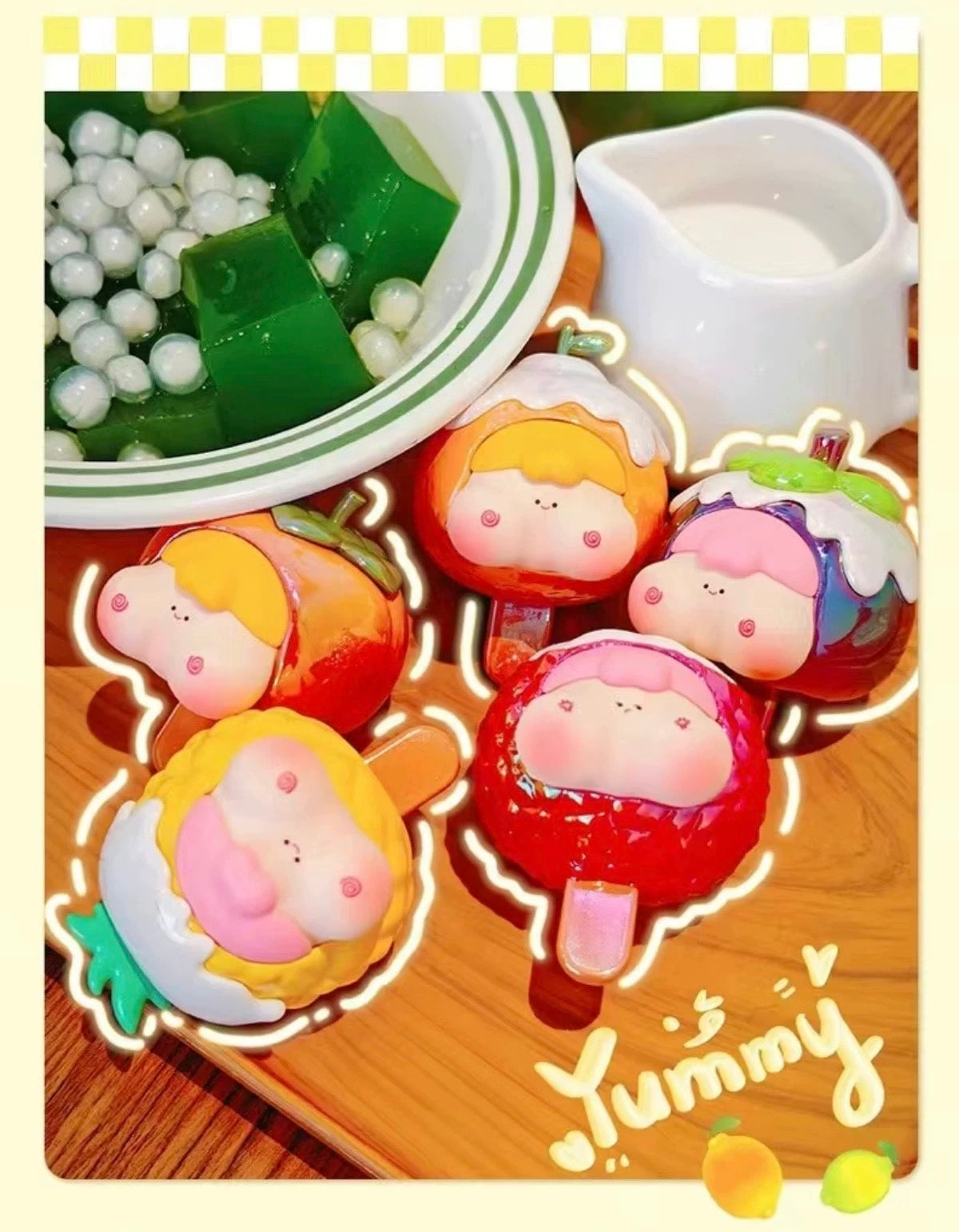 【NEW ARRIVAL】PIBO Fruit Popsicle Mini Bean Toy,4 Boxes