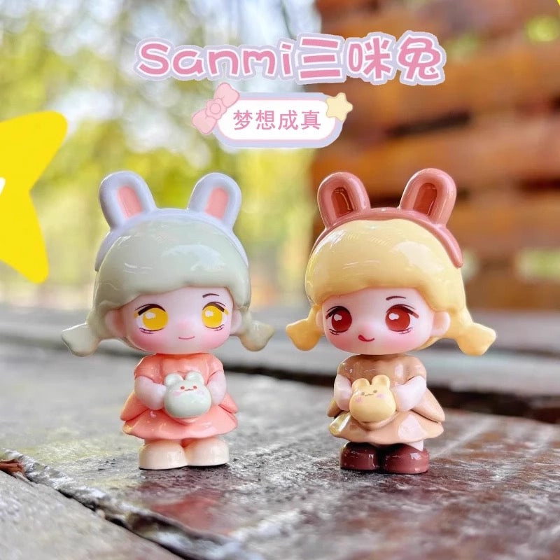 【NEW ARRIVAL】Sanmi Bunny Dreams Come True Mini Bean Toy,4 beans