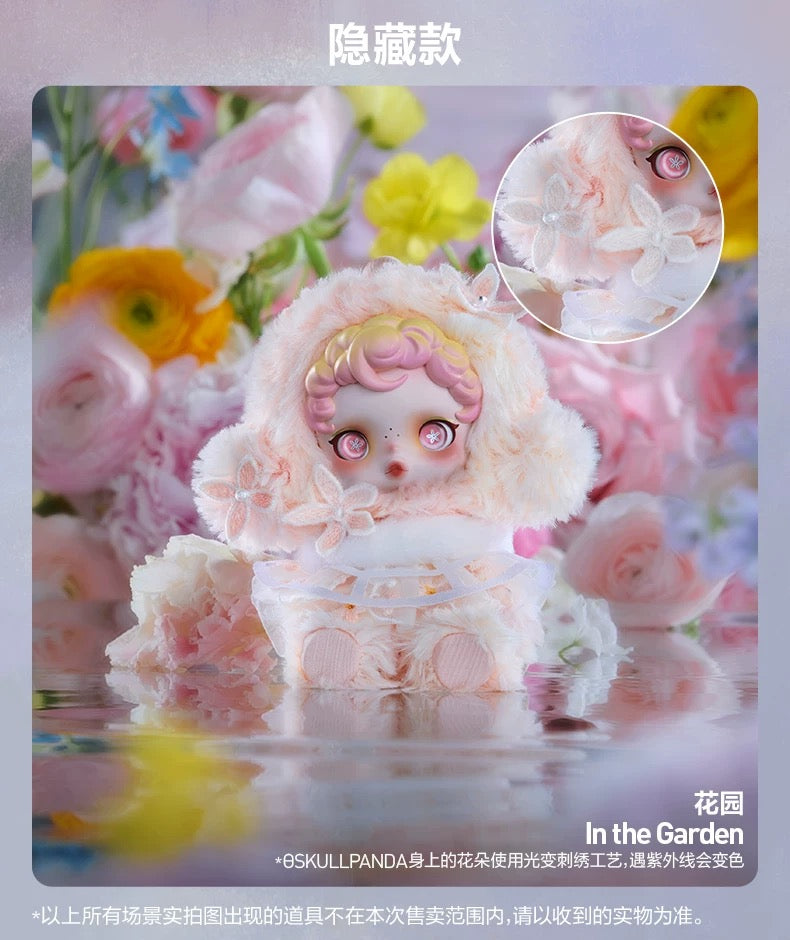 【NEW ARRIVAL】Skull Panda L'impressionnisme Plush Doll