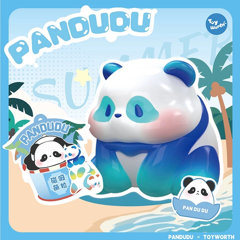 PANDUDU Magnetic Jenga Summer Colors Mini Bean Toy,3 In 1 Bag