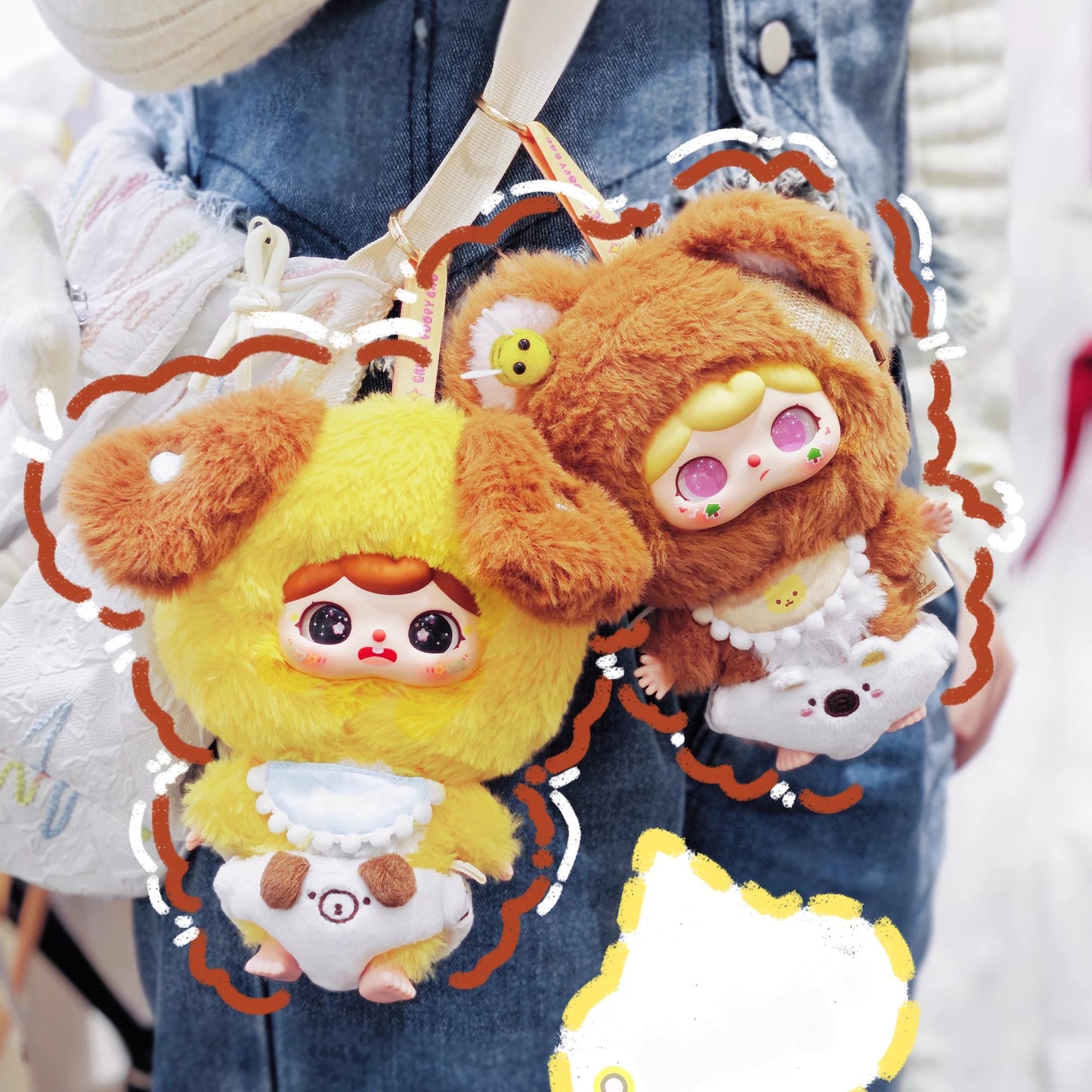 【NEW ARRIVAL】Crie Baby Animal Kindergarten V2 Plush Doll