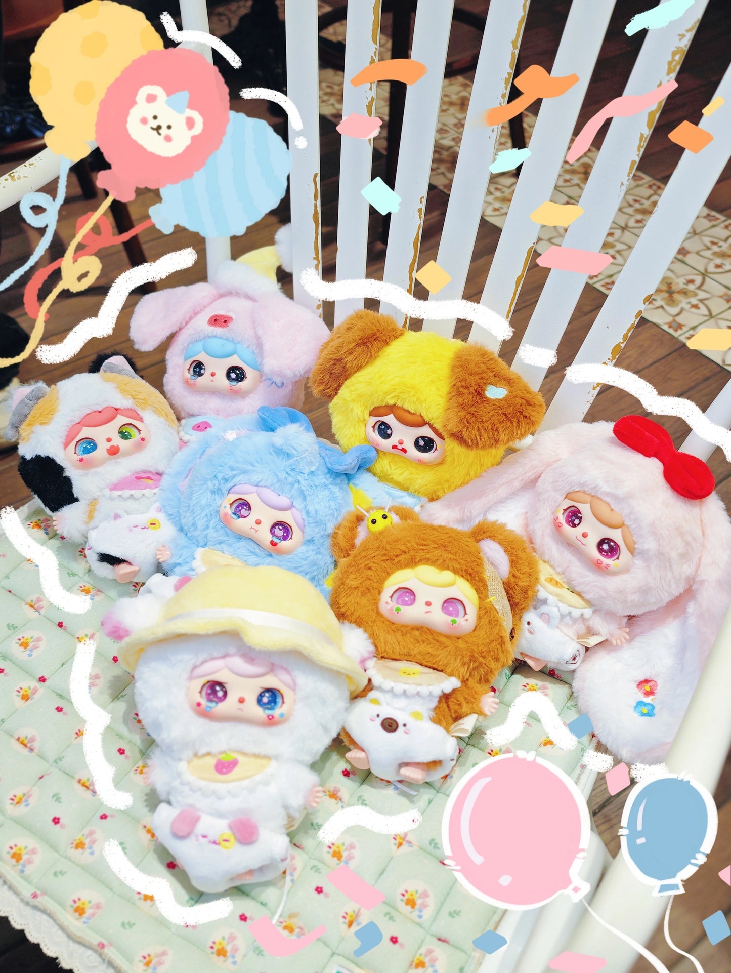 【NEW ARRIVAL】Crie Baby Animal Kindergarten V2 Plush Doll