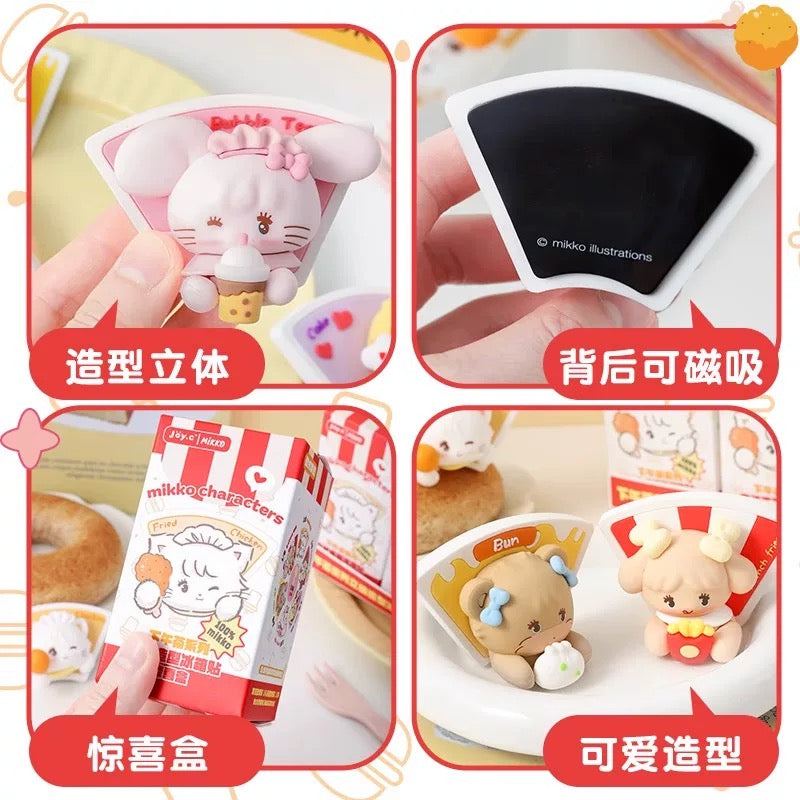 【NEW ARRIVAL】Mikko What To Eat Today Fridge Magnet Toy,2 boxes