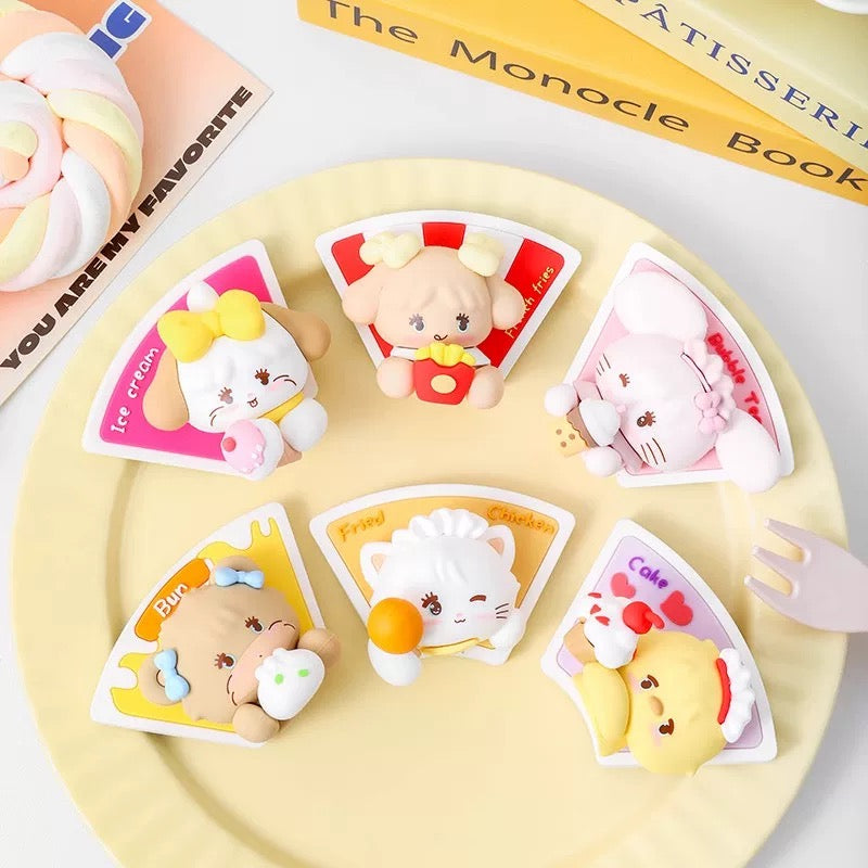 【NEW ARRIVAL】Mikko What To Eat Today Fridge Magnet Toy,2 boxes