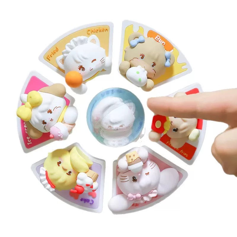 【NEW ARRIVAL】Mikko What To Eat Today Fridge Magnet Toy,2 boxes