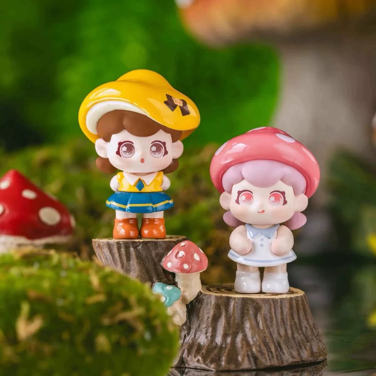 【NEW ARRIVAL】LILULU Mushroom Sweet Heart Mini Bean Toy,3 In 1 Bag