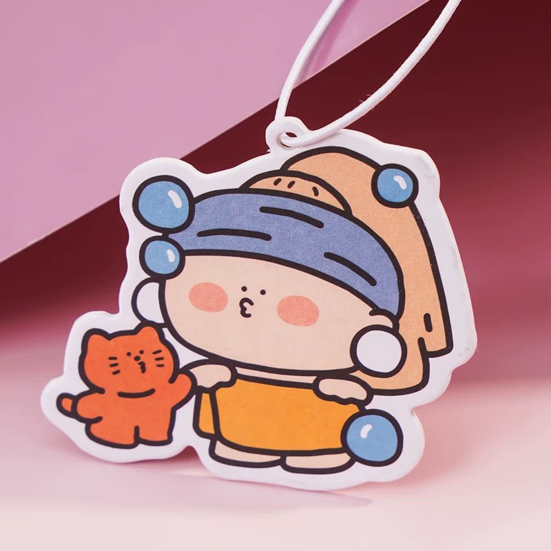 【NEW ARRIVAL】Great Artists The Girl With A Pearl Earring Air Freshener,5pcs