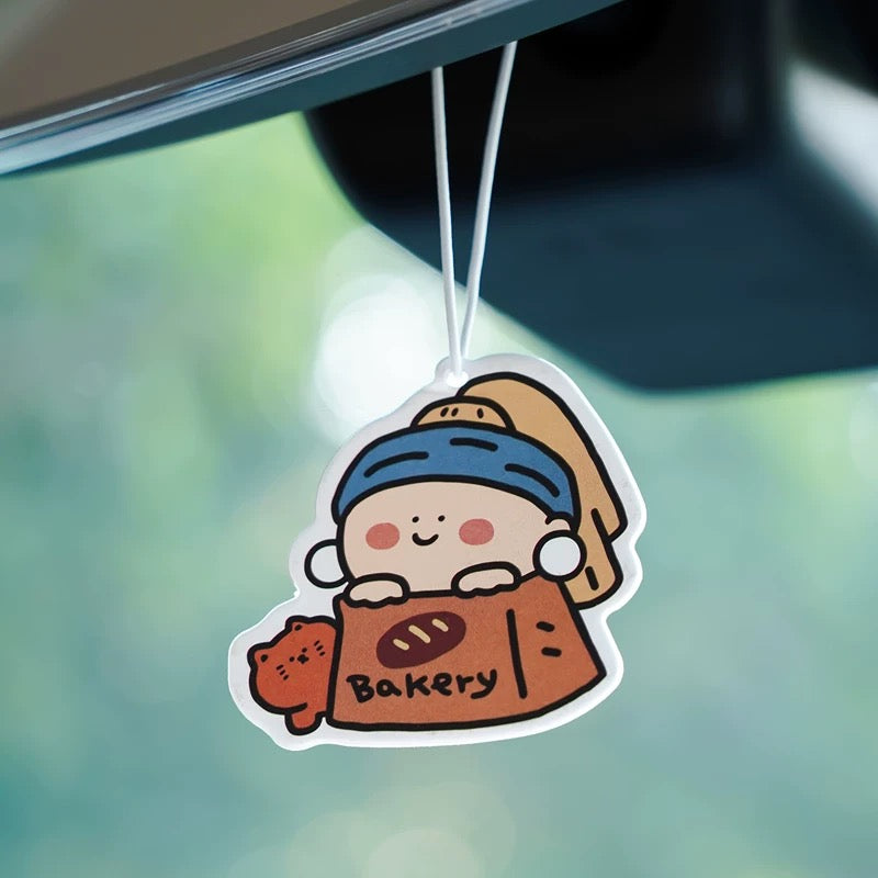 【NEW ARRIVAL】Great Artists The Girl With A Pearl Earring Air Freshener,5pcs