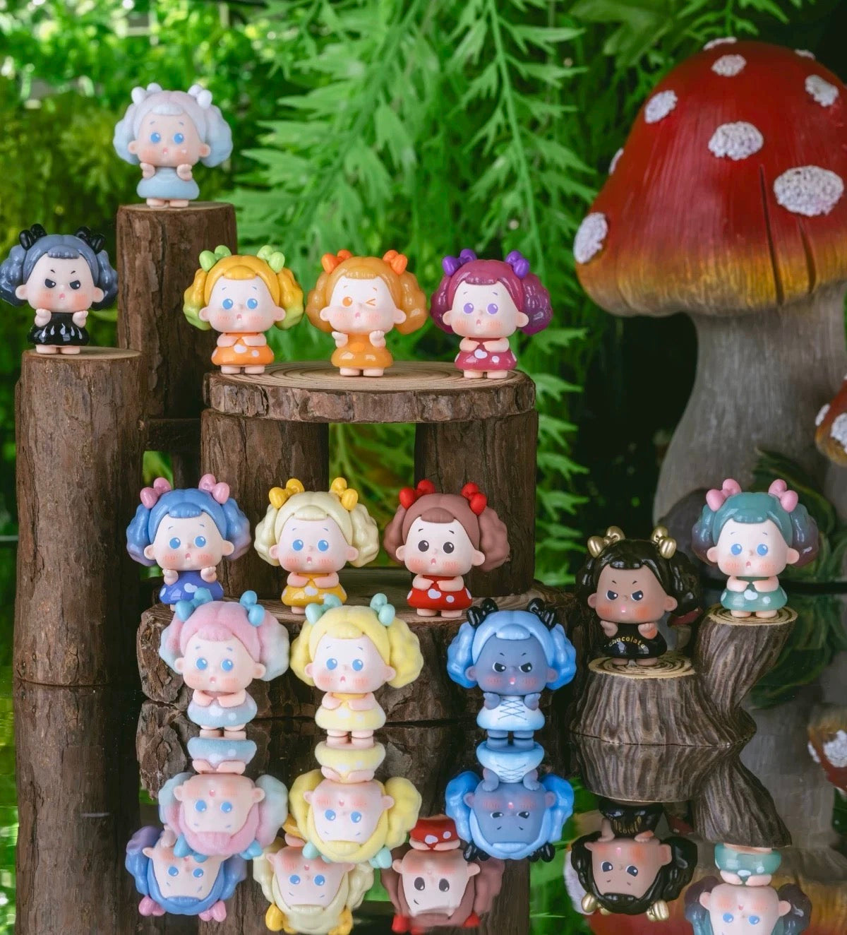 【NEW ARRIVAL】JOJOY Mushroom Mini Bean Toy,5 In 1 Bag