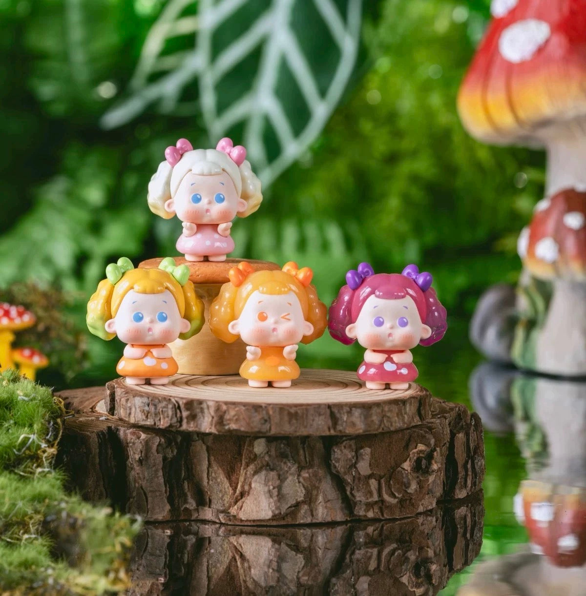 【NEW ARRIVAL】JOJOY Mushroom Mini Bean Toy,5 In 1 Bag