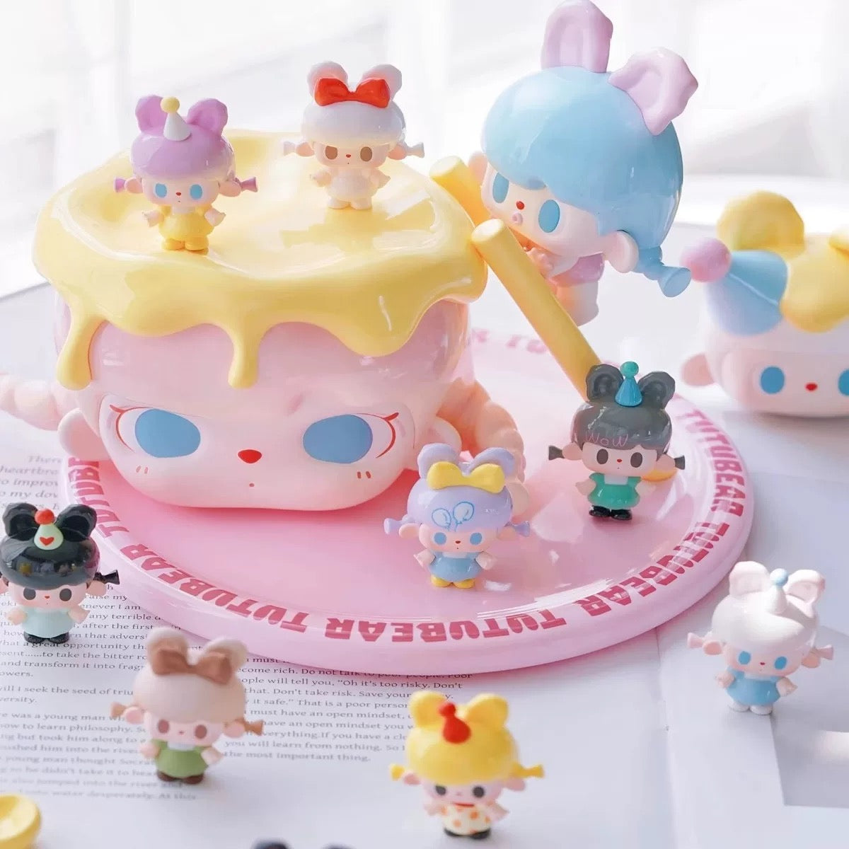【NEW ARRIVAL】Tutu Bear's Wonderland Mini Bean Toy,5 In 1 Bag