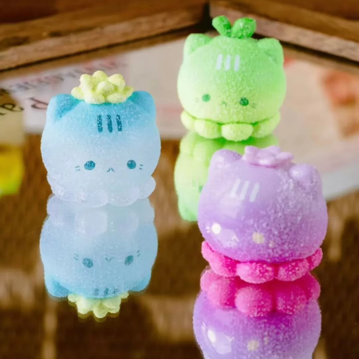 【NEW ARRIVAL】Octcat Fruit Market Mini Bean Toy,4 Beans
