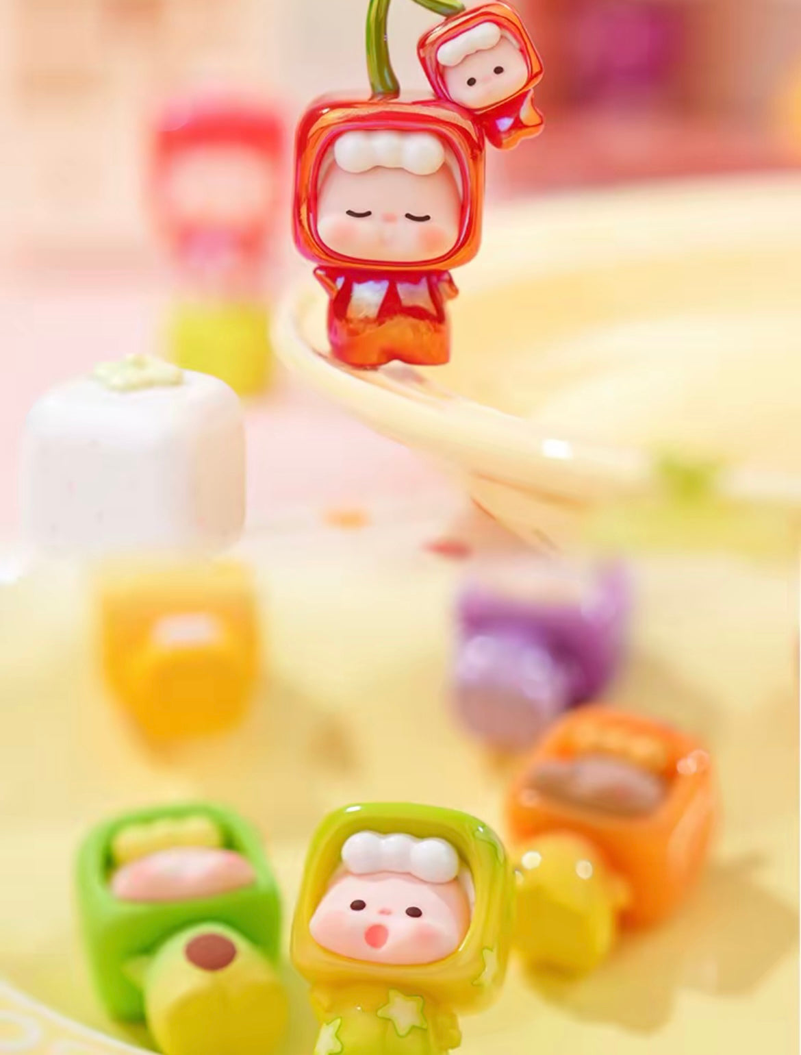 【NEW ARRIVAL】Wuwu Fruit Fun Mini Bean,5 In 1 Bag