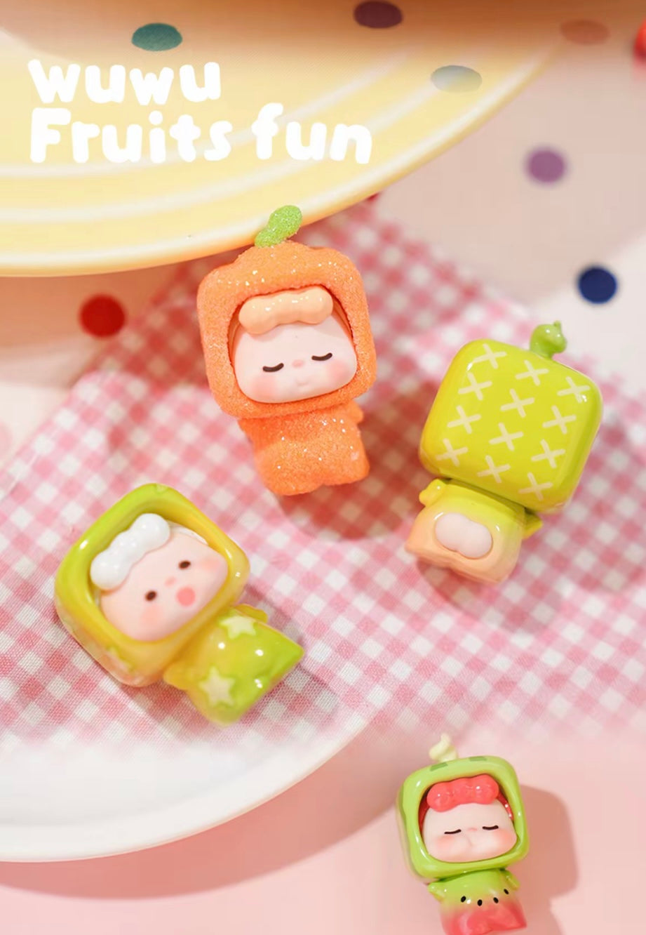 【NEW ARRIVAL】Wuwu Fruit Fun Mini Bean,5 In 1 Bag