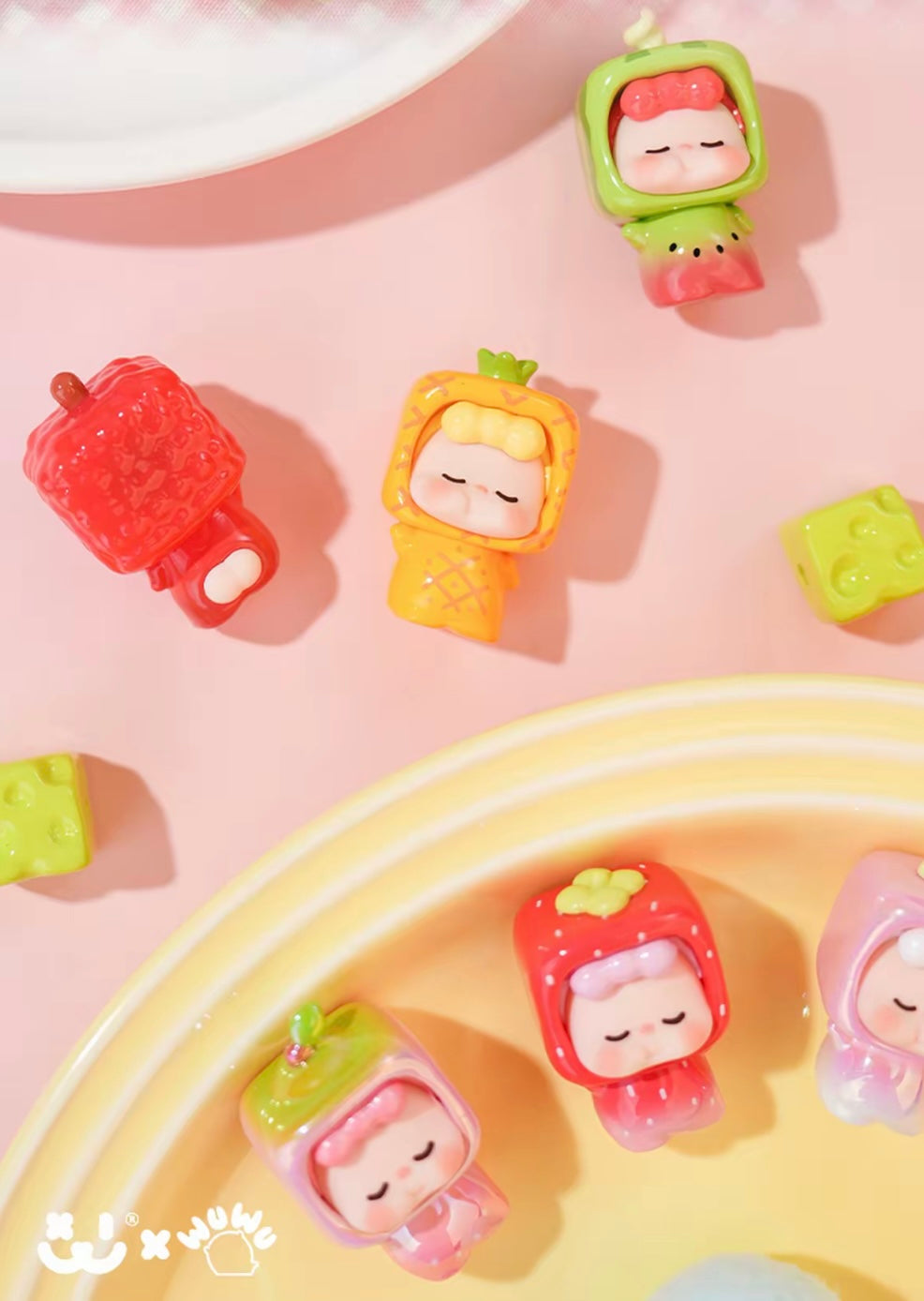 【NEW ARRIVAL】Wuwu Fruit Fun Mini Bean,5 In 1 Bag