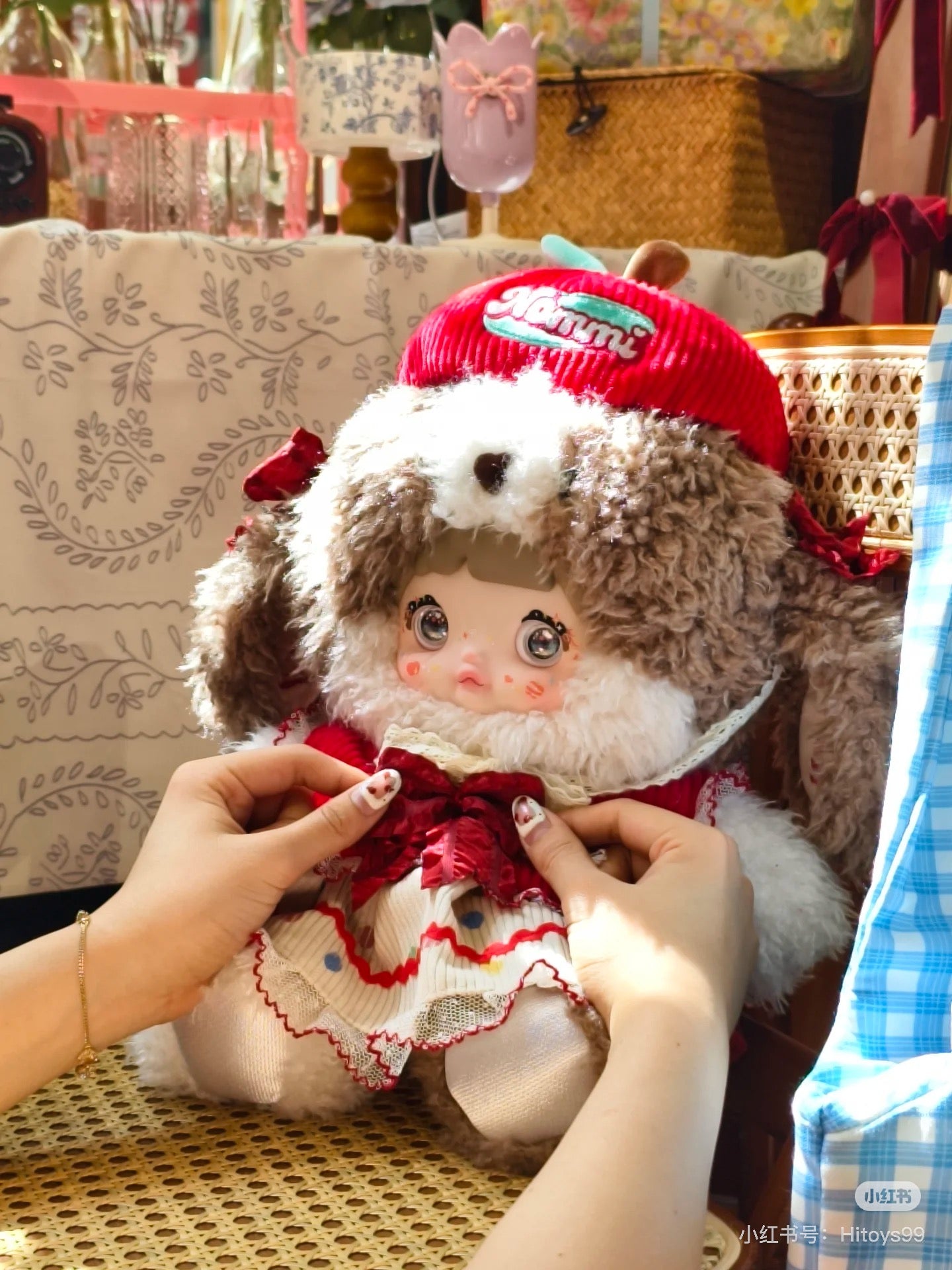 【NEW ARRIVAL-ONLY ONE】Nommi apple 400% hanging card plush