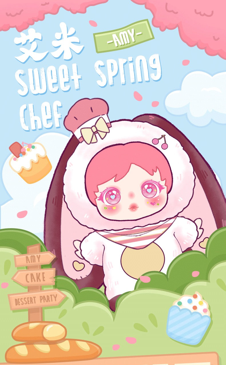 【NEW ARRIVAL-RESTOCK】Amy Sweet Spring Chef Plush Doll
