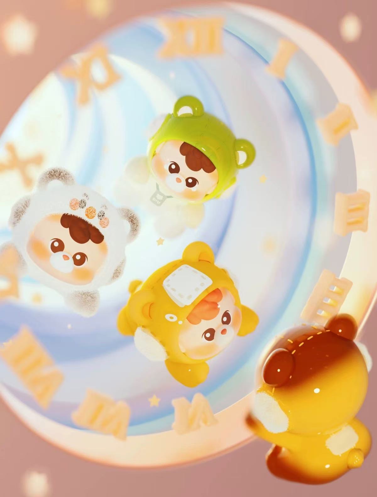 【NEW ARRIVAL】DiuDiu Baby 24/7 Cuddle Mini Bean Toy,3 boxes