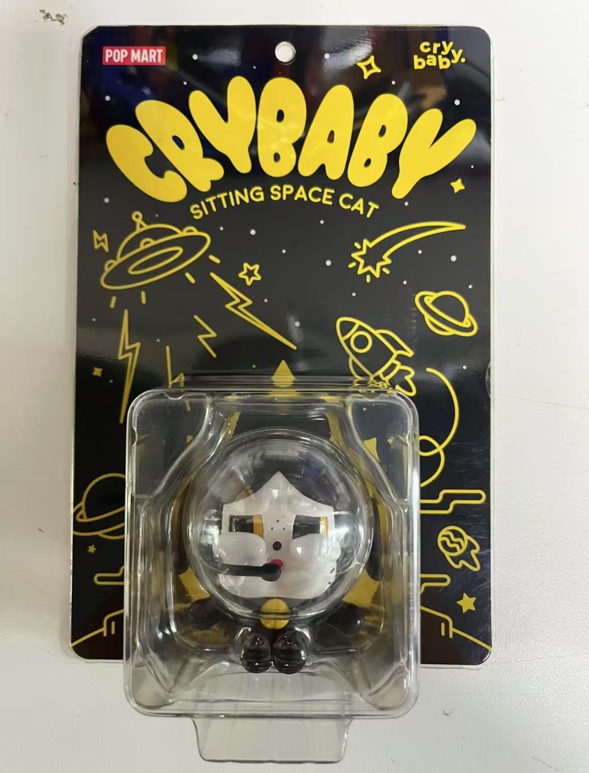 【PREORDER】Crybaby Sitting Space Cat Hanging Card,PTS LIMITED