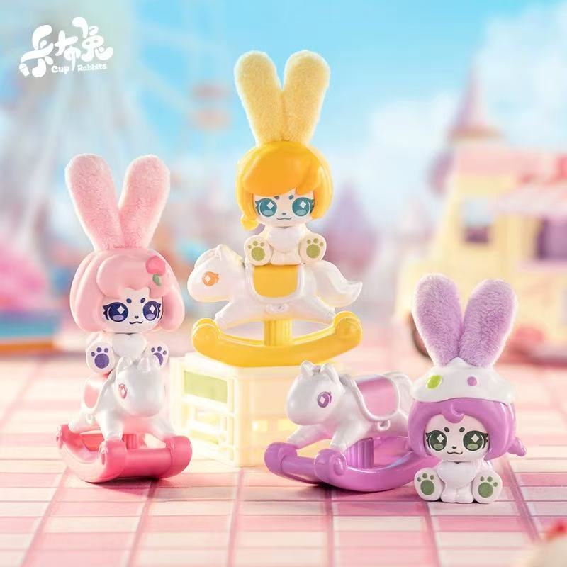 【NEW ARRIVAL】Cup Rabbits Teeny-Weeny Fruity Mini Bean Toy,2 In 1 Bag,2 bags