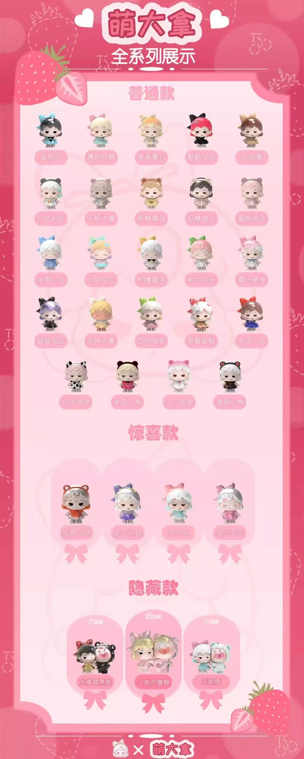 【NEW ARRIVAL】Mengdana Doll Dace With Xiao neng Mini Bean Toy,4 In 1 Bag
