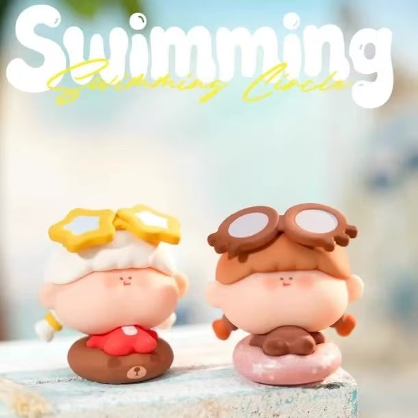 【NEW ARRIVAL】Amlls Swimming Ring Mini Bean Toy,5 In 1 Bag