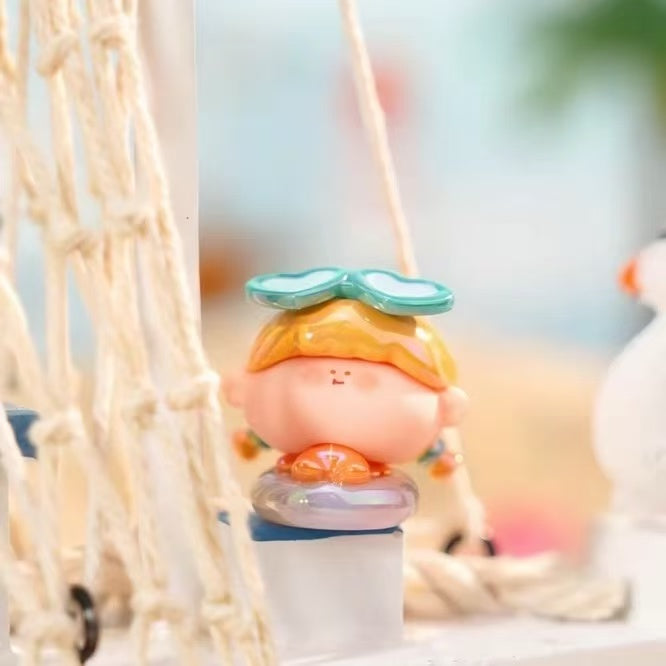 【NEW ARRIVAL】Amlls Swimming Ring Mini Bean Toy,5 In 1 Bag