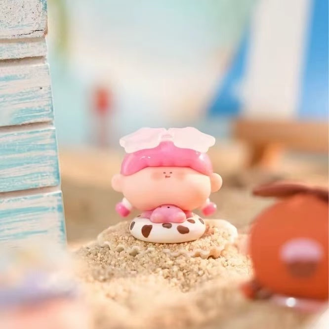 【NEW ARRIVAL】Amlls Swimming Ring Mini Bean Toy,5 In 1 Bag