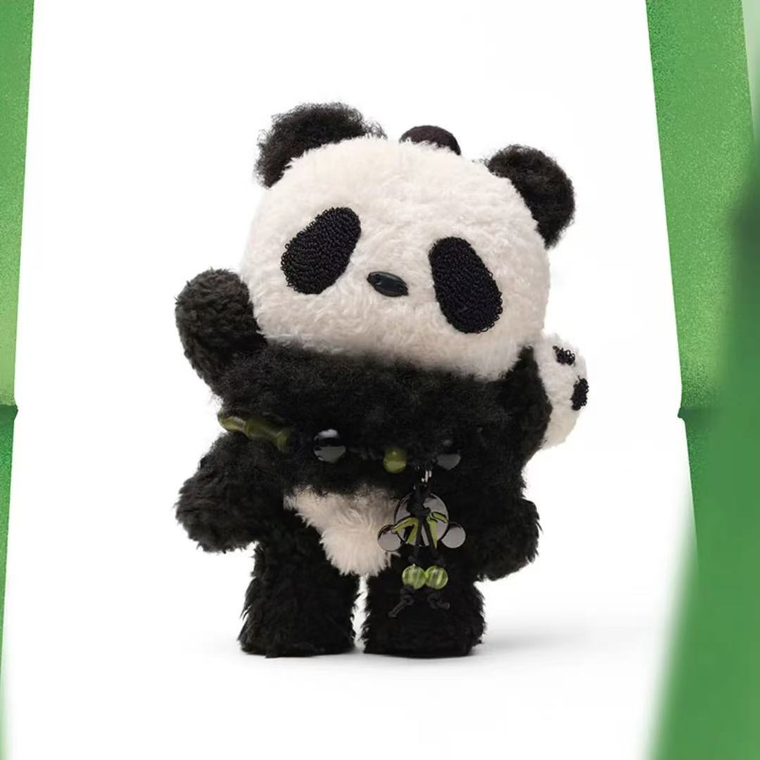 【NEW ARRIVAL-PREORDER】Skull Panda Lazy Panda Plush Doll Hanging Card