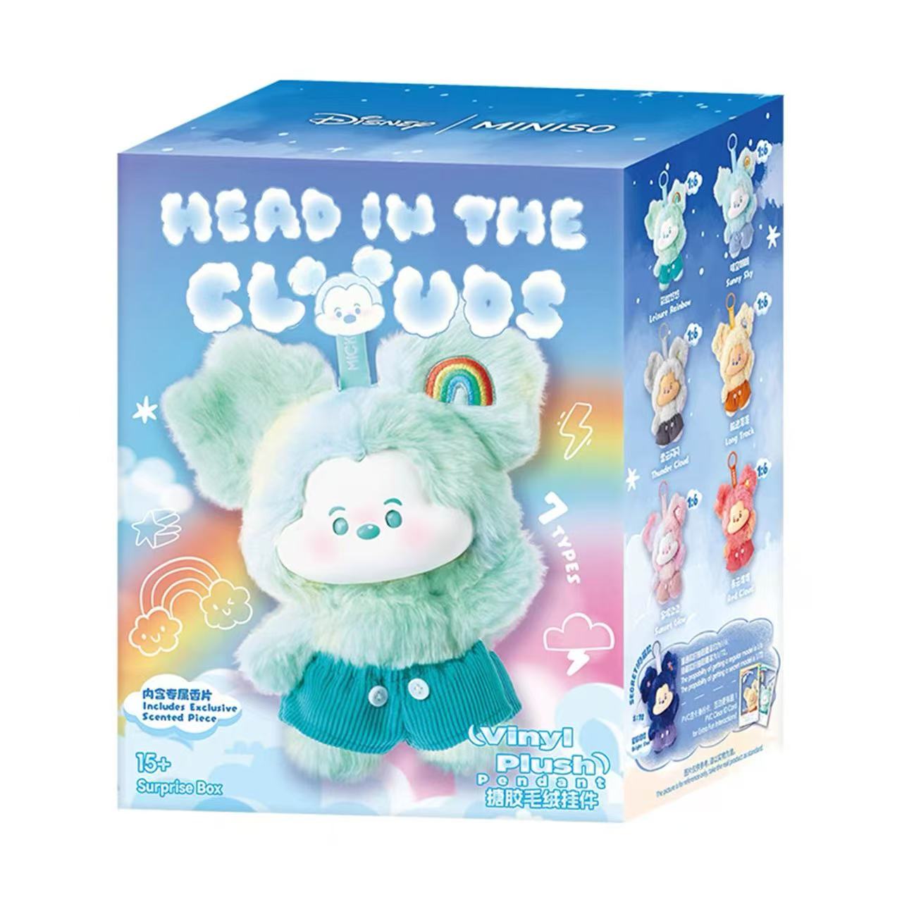 【NEW ARRIVAL】Disney Mickey Head in The Clouds Plush Doll