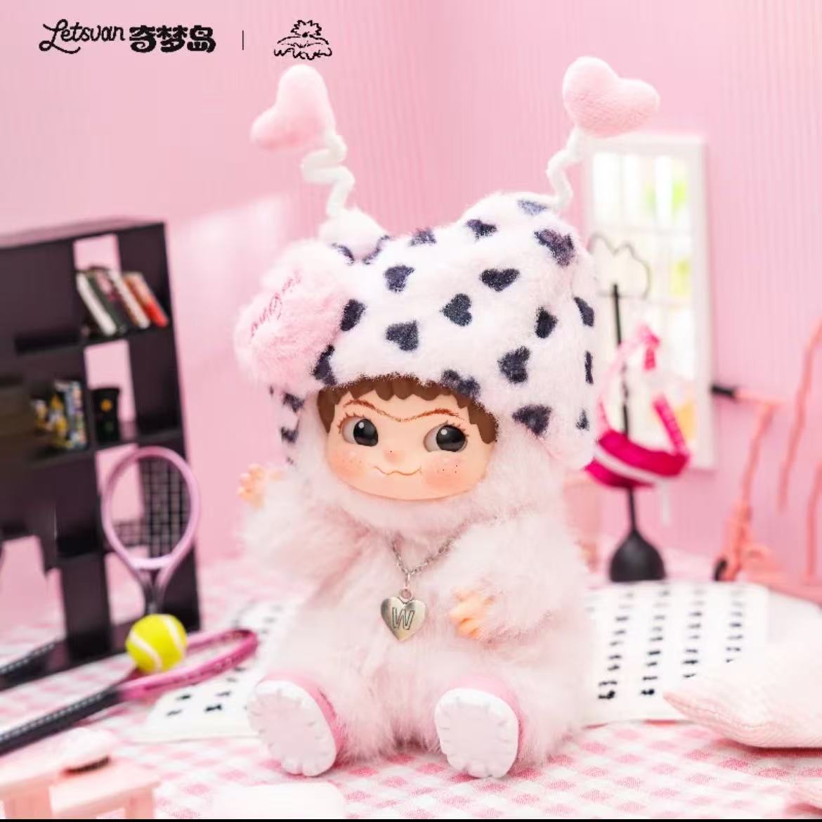 【PREORDER】wakuku angel plush doll hanging card 19cm