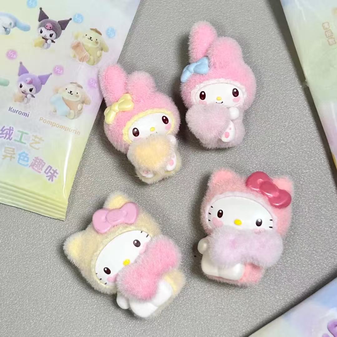 【NEW ARRIVAL-CHERRY'S ROOM】Sanrio Fuzzy Little Baby Mini Bean Toy,3 Beans
