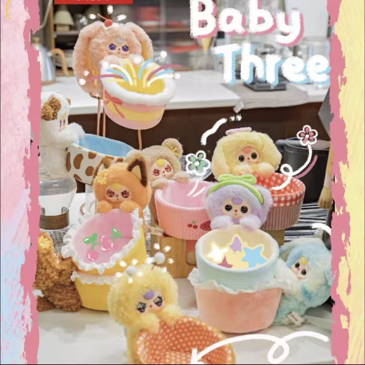 【NEW ARRIVAL-KIKI'S ROOM】Baby 3 Storage Box Plush Doll