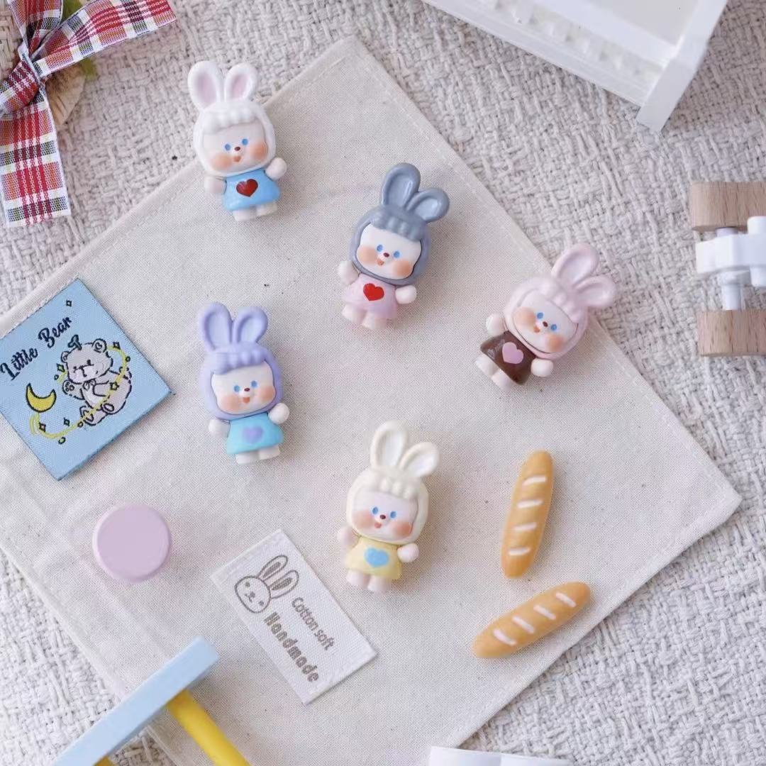 【NEW ARRIVAL-KIKI'S ROOM】Naib BunnyBunny Mini Bean Toy,5 In 1 Bag