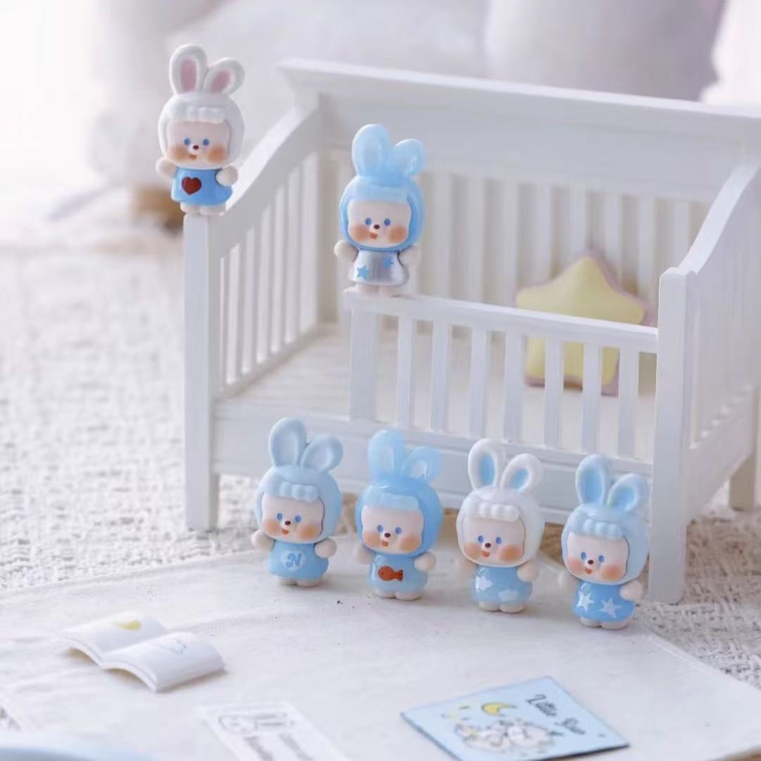 【NEW ARRIVAL-KIKI'S ROOM】Naib BunnyBunny Mini Bean Toy,5 In 1 Bag