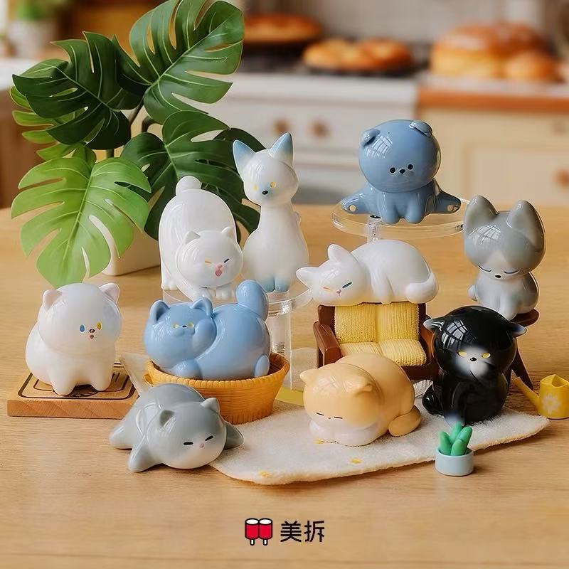 【NEW ARRIVAL RESTOCK-KIKI'S LIVE】Meichai Cat Mini Bean Toy,3 In 1 Bag