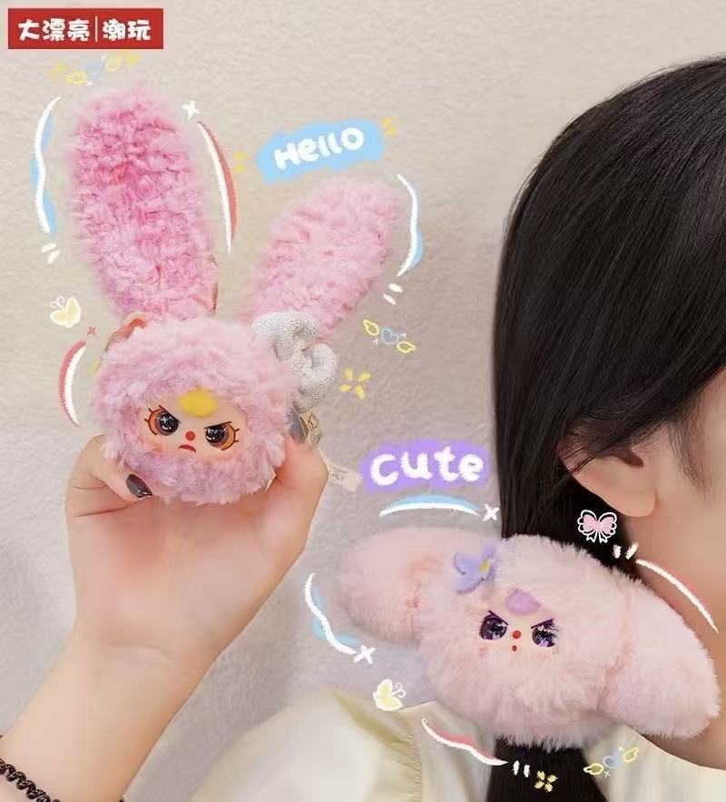【NEW ARRIVAL-KIKI'S ROOM】Baby 3 Cute Plush Hair Tie