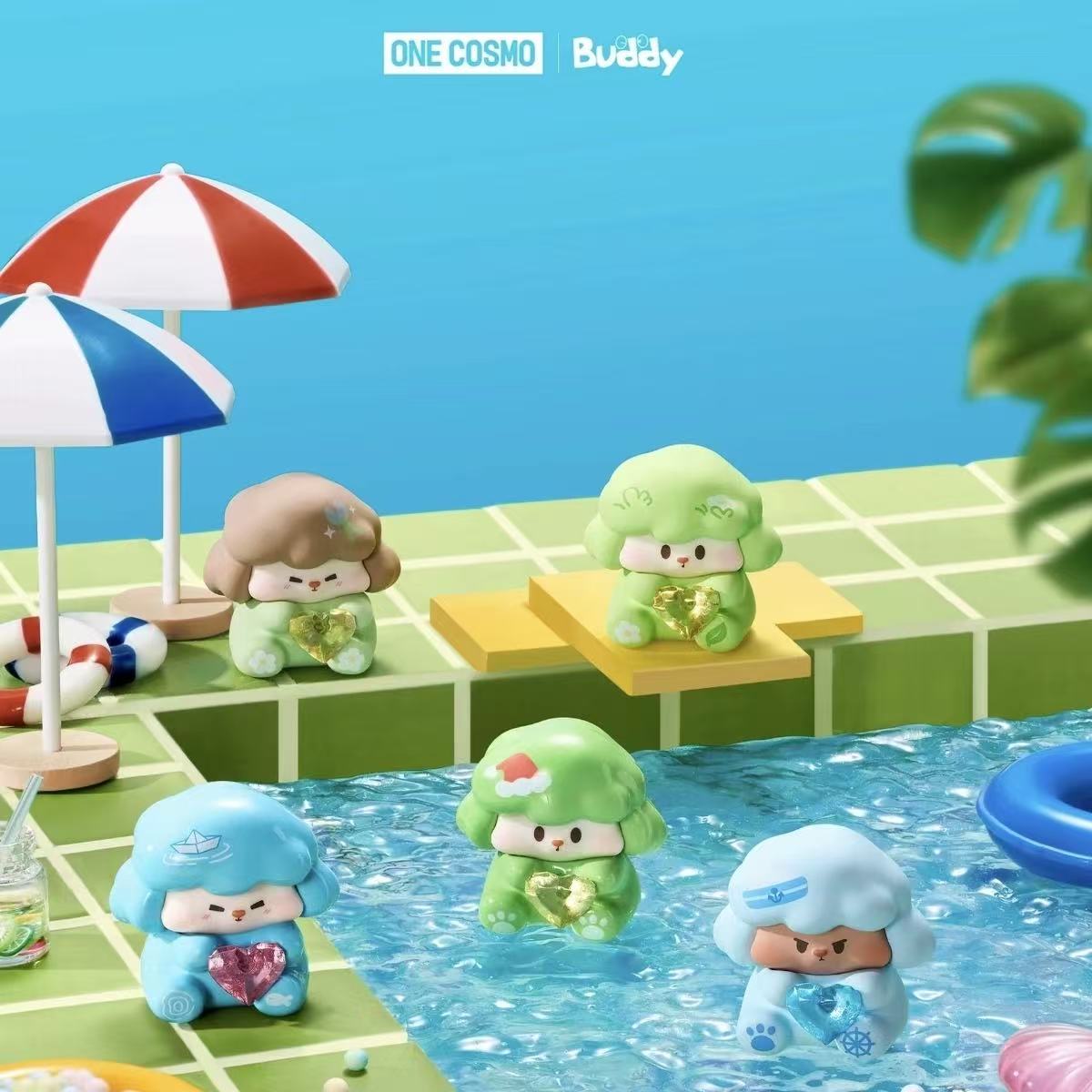 【NEW ARRIVAL-KIKI'S ROOM】Buddy Childhood Fantacy Night Mini Bean Toy,5 In 1 Bag