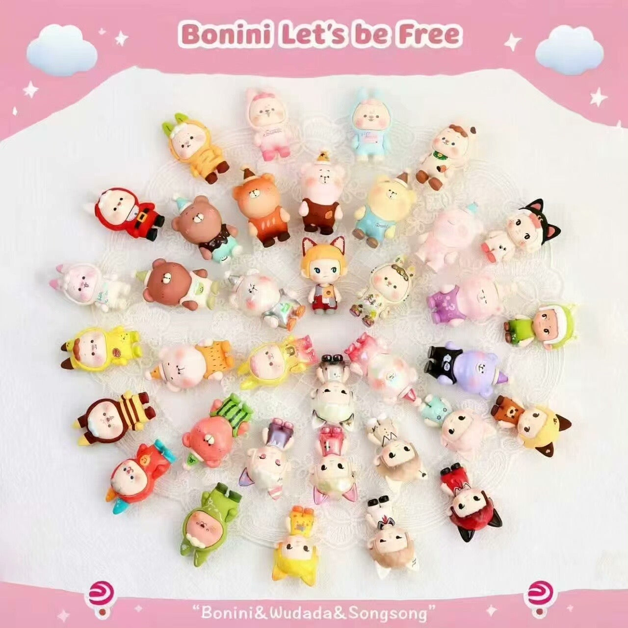 【NEW ARRIVAL】Buer Bonini Let's Be Free Mini Bean,4 In 1 Box