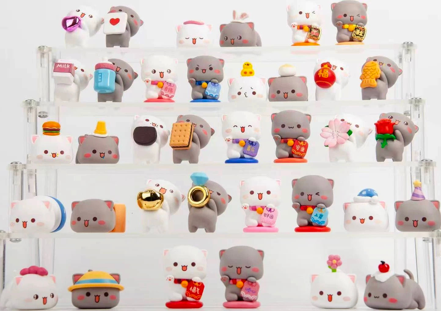 Mitao Peach And Goma's Sweet Mini Universe Mini Bean,2 In 1 Bag