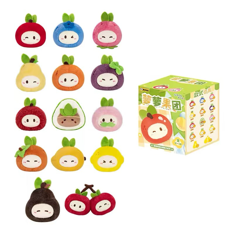【NEW ARRIVAL】Radish Dumplings Fruit Magnet Mini Plush Doll