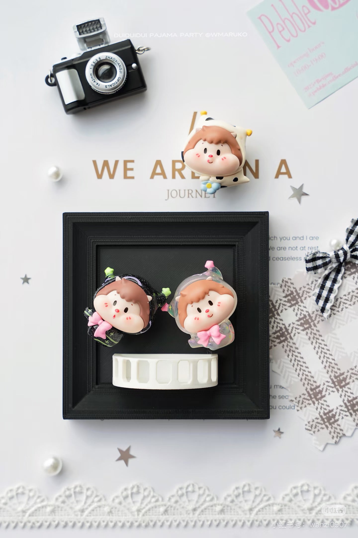 【NEW ARRIVAL】Duiduidui Pajama Party Mini Bean,5 In 1 Bag