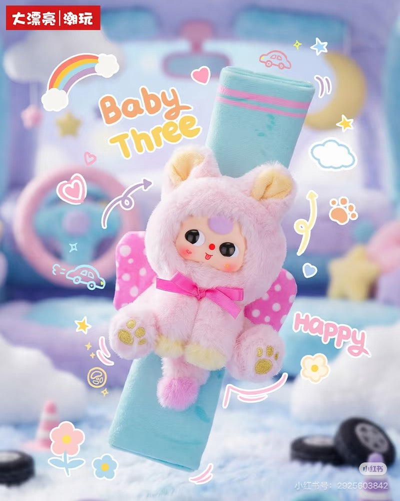 【NEW ARRIVAL】Baby 3 Cute Seat Belt Shoulder Pad Plush Doll