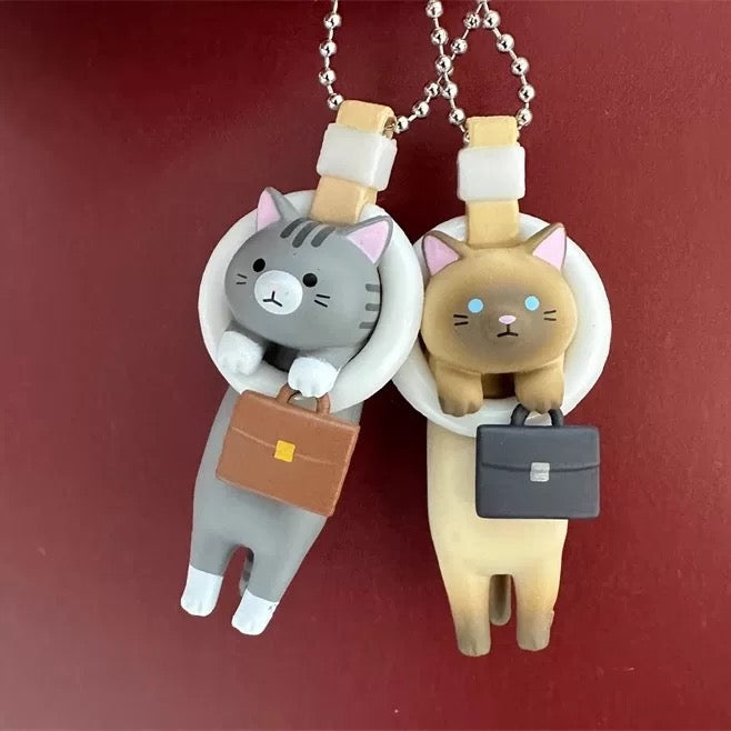 【NEW ARRIVAL】QUALIA Hang On Ring Commuting Cat